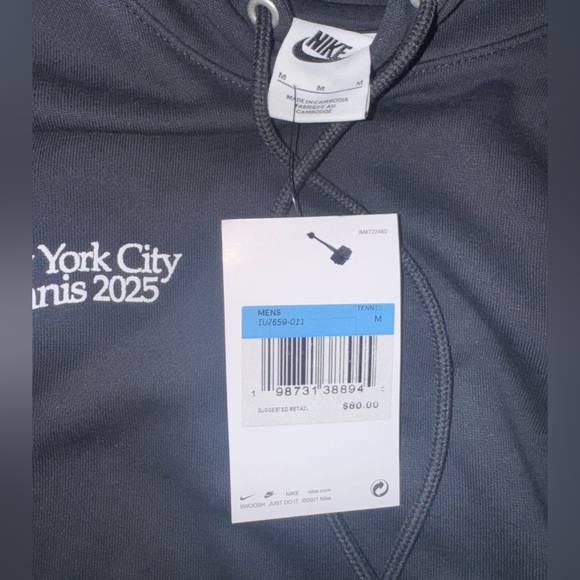 Nike Men's Black Hoodie Medium - Picture 4 of 6